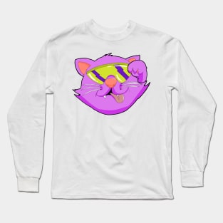 Funky Cat  funny cat with funky glasses Long Sleeve T-Shirt